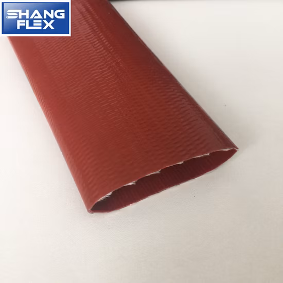Red Heavy Duty PVC Layflat Water Discharge Hose Wp8bar/120psi 10bar/150psi