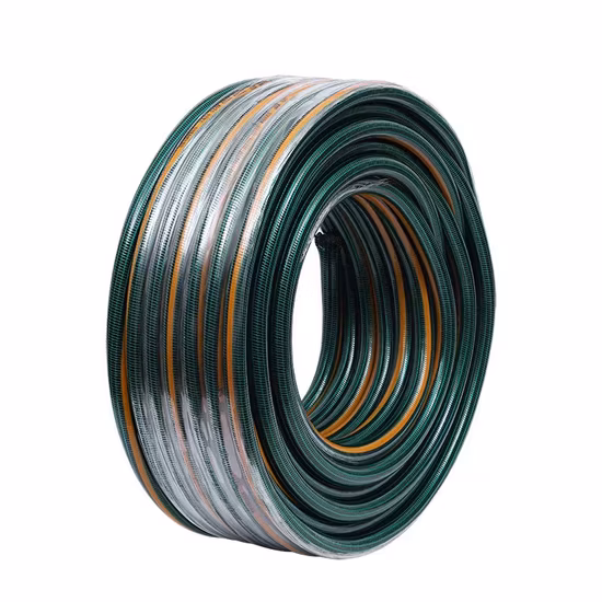 Flexibler, geflochtener, verstärkter Faser-Nylon-Wasserrohrschlauch aus PVC